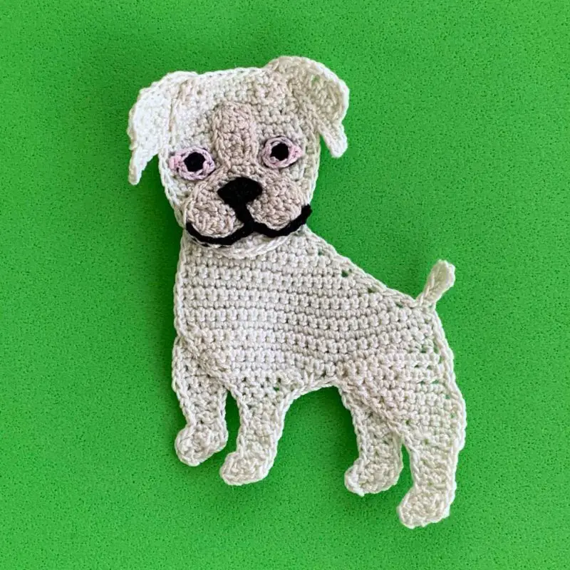 Crochet Boxer Dog Pattern (UK Version) • Kerri's Crochet