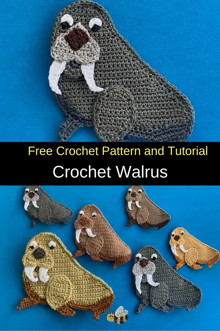 Crochet Walrus Pattern • Kerri's Crochet