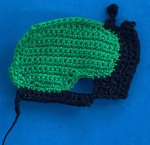 Crochet ride on mower 2 ply body with wheel chain