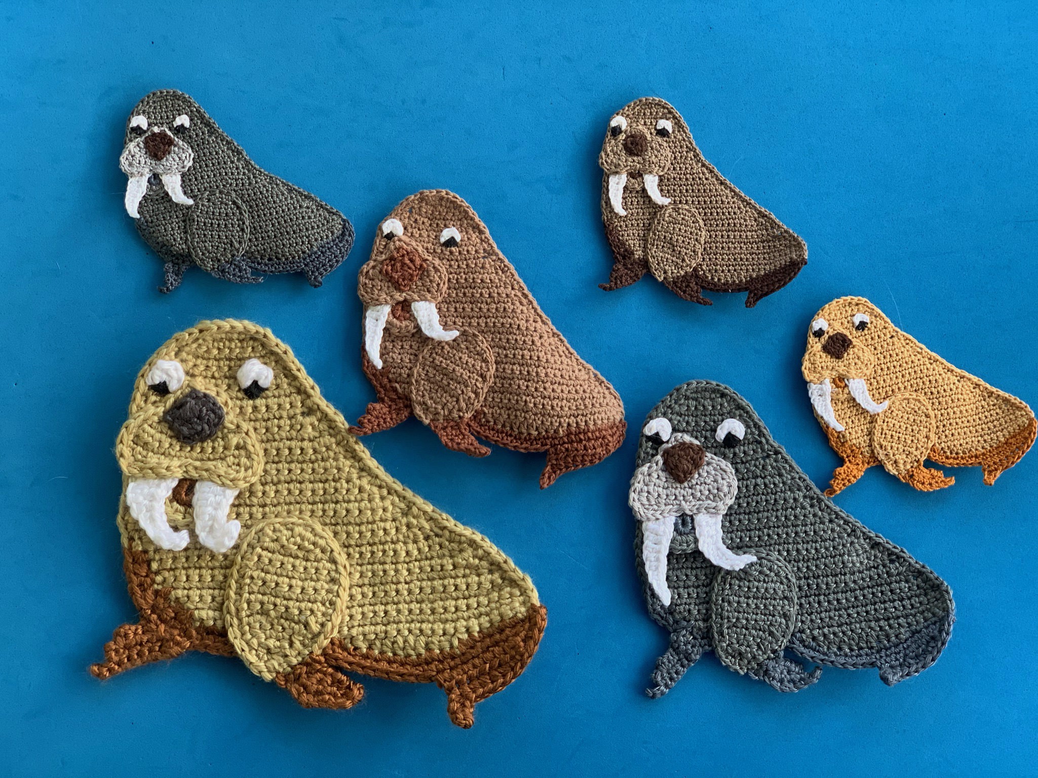 Crochet Walrus Pattern (UK Version) • Kerri's Crochet