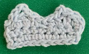 Crochet Bavarian girl 2 ply blouse neatened