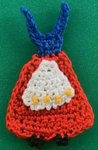 Crochet Bavarian girl 2 ply dress with apron