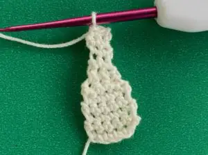 Crochet German boy 2 ply neck