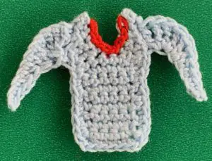 Crochet German boy 2 ply shirt complete
