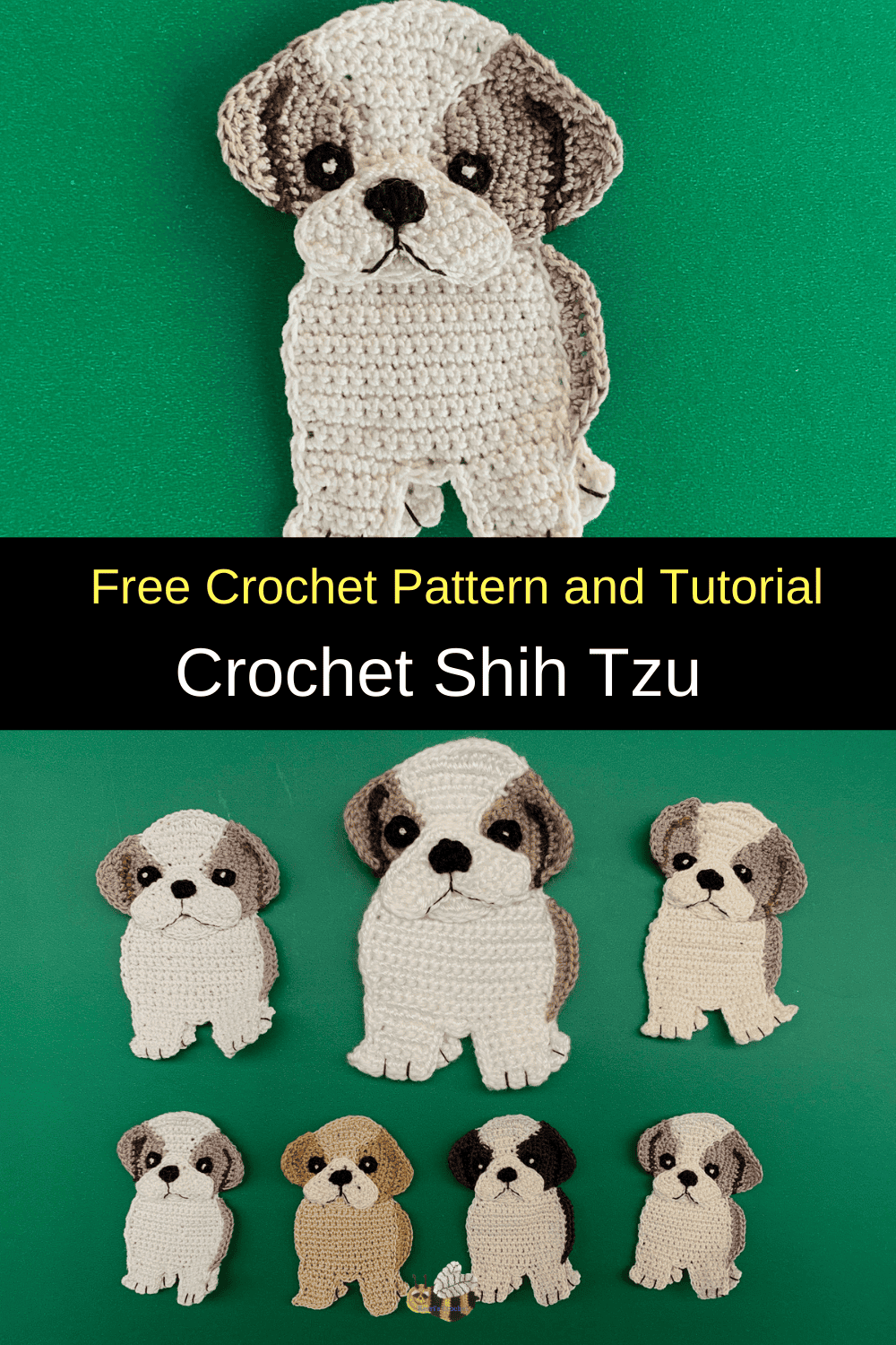 Crochet Shih Tzu Pattern • Kerri's Crochet