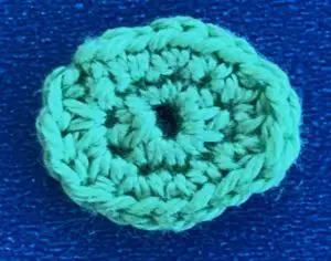 Crochet caterpillar 2 ply fifth segment