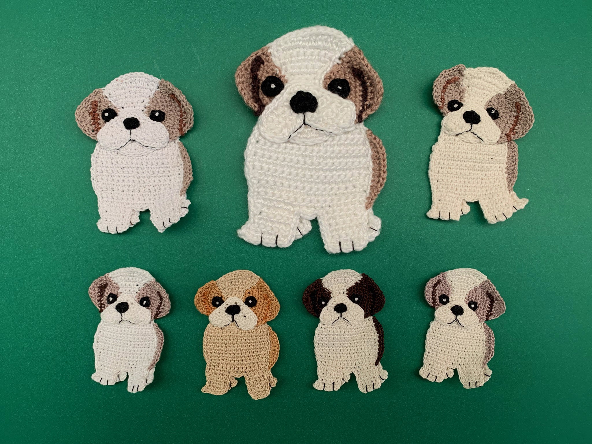 finishedcrochetshihtzu2plygrouplandscape • Kerri's Crochet