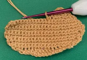 Crochet hanging sloth 2 ply joining for first leg