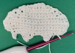 Crochet ice cream 2 ply joining for last drip