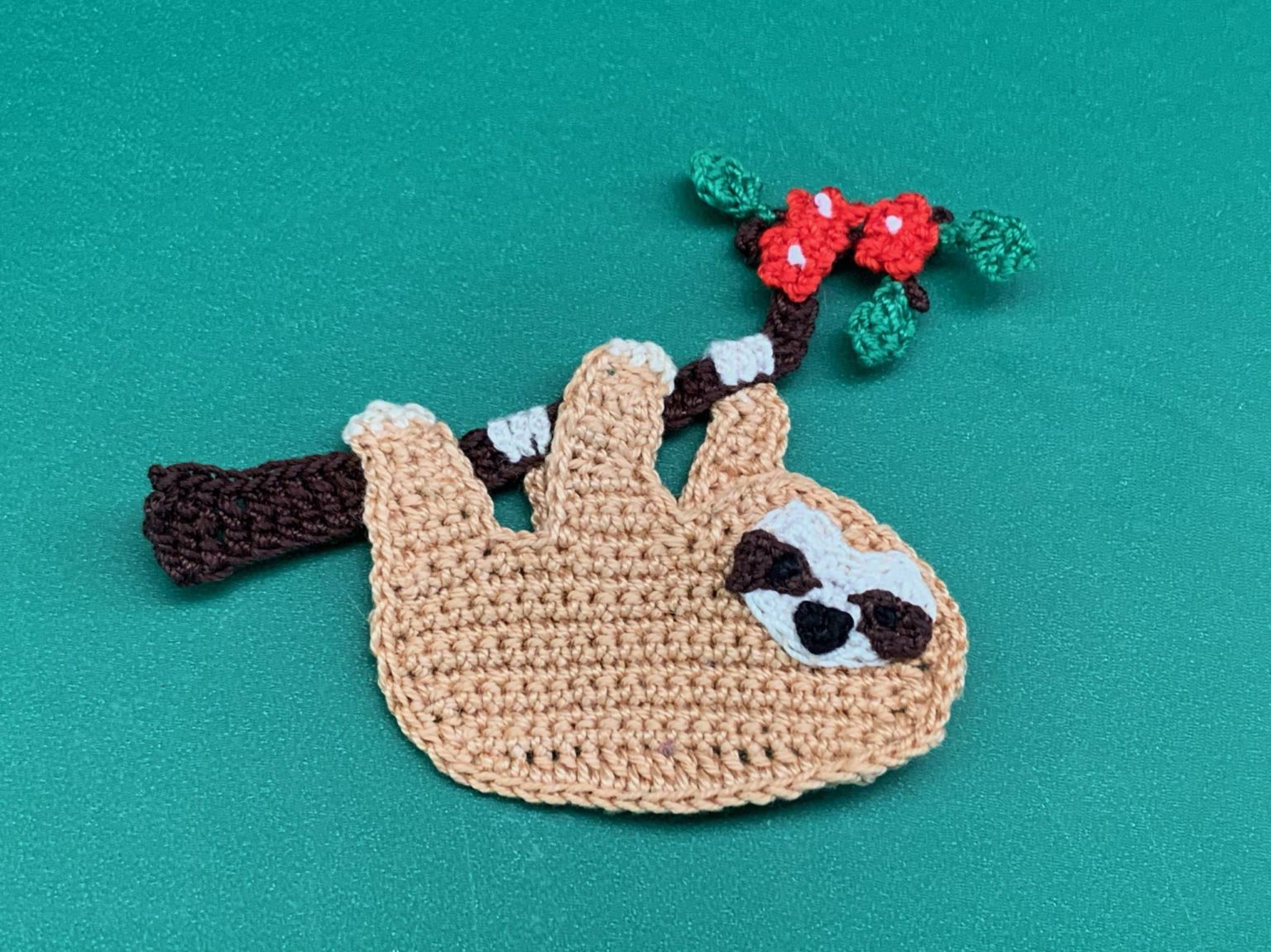 Crochet Hanging Sloth Pattern • Kerri's Crochet