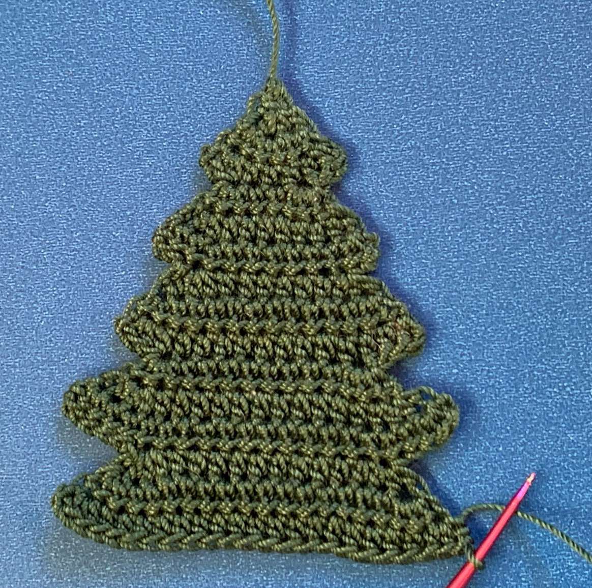 Crochet Short Pine Tree Pattern • Kerri's Crochet