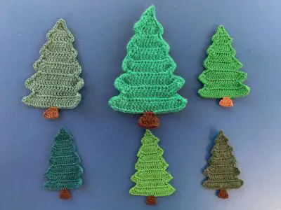 Crochet Pine Tree Pattern • Kerri's Crochet