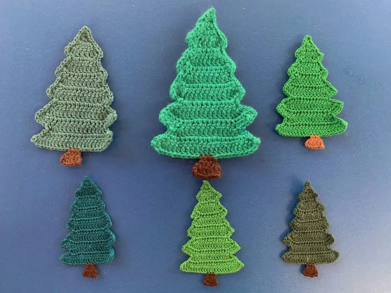 Crochet Pine Tree Pattern • Kerri's Crochet