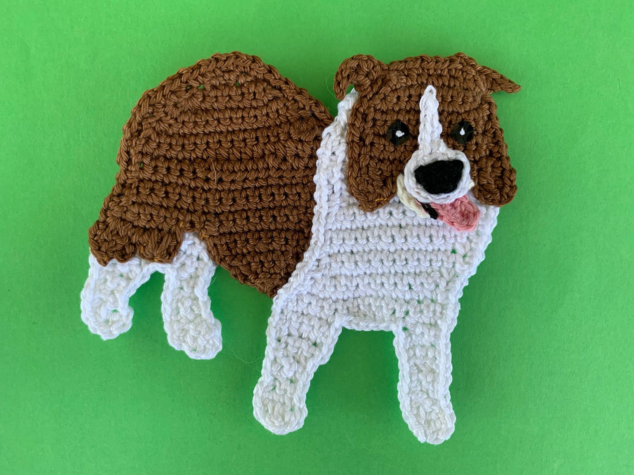 finishedcrochetbordercollie4plylandscape • Kerri's Crochet