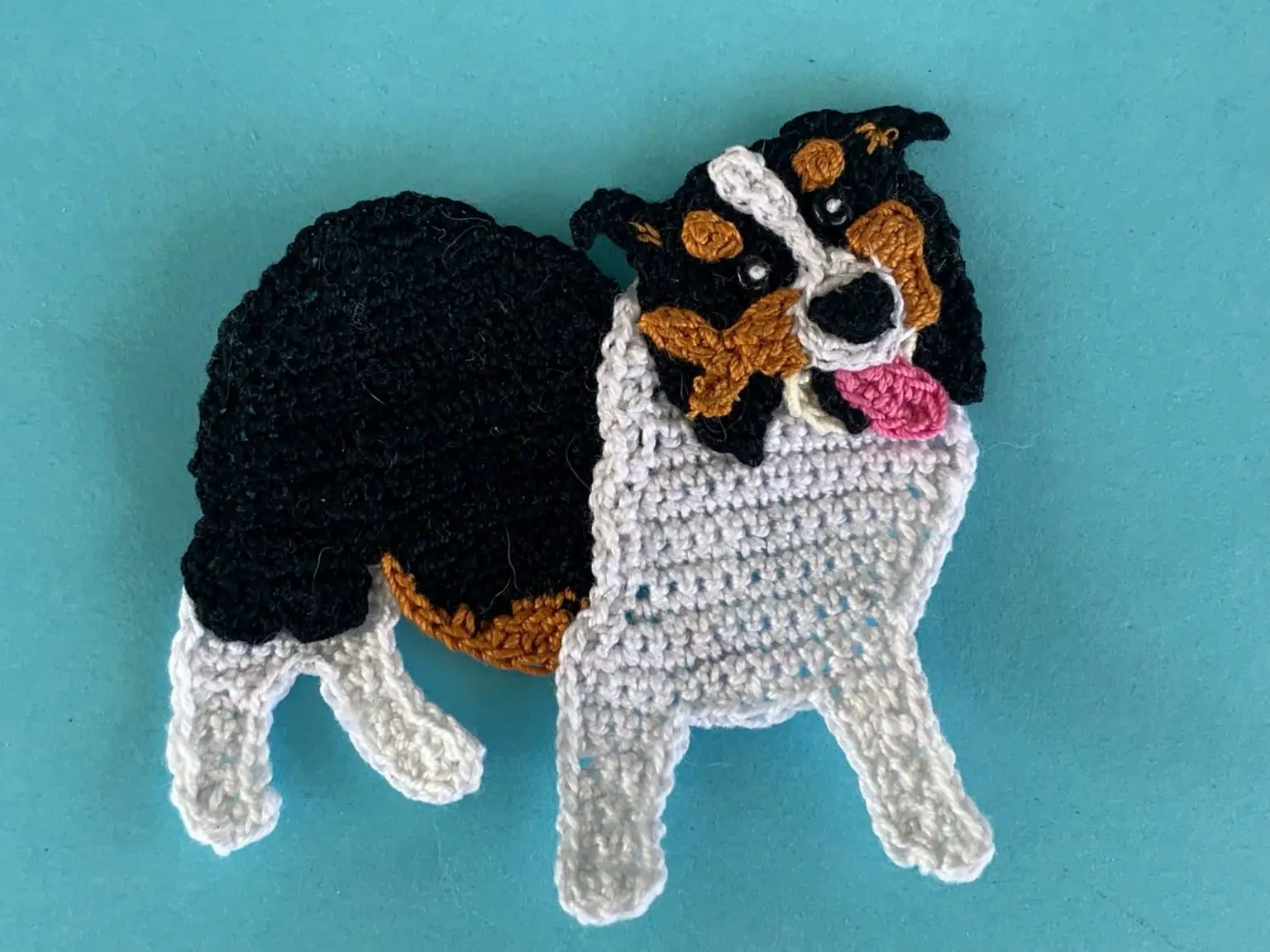 Crochet Border Collie Pattern • Kerri's Crochet