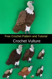 Crochet Vulture Pattern • Kerri's Crochet