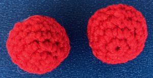 Crochet cherry bunch cherries