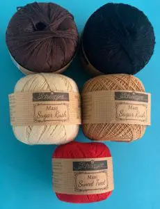 Crochet house 2 ply cotton
