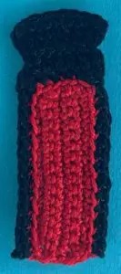 Crochet house 2 ply door top neatened