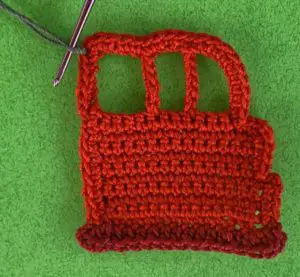 Crochet fire engine 2 ply joining for join