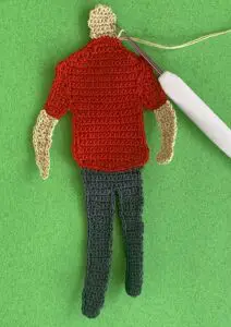 Crochet man 2 ply joining joining for head neatening