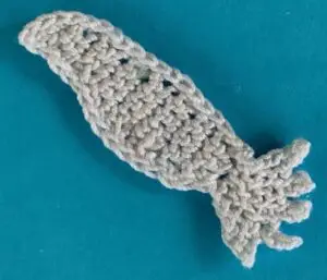 Crochet dove 2 ply tail