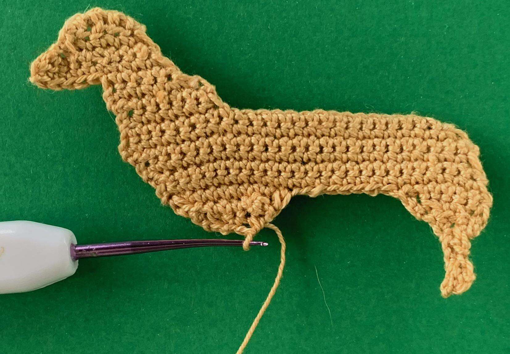 Crochet Sausage Dog Pattern • Kerri's Crochet