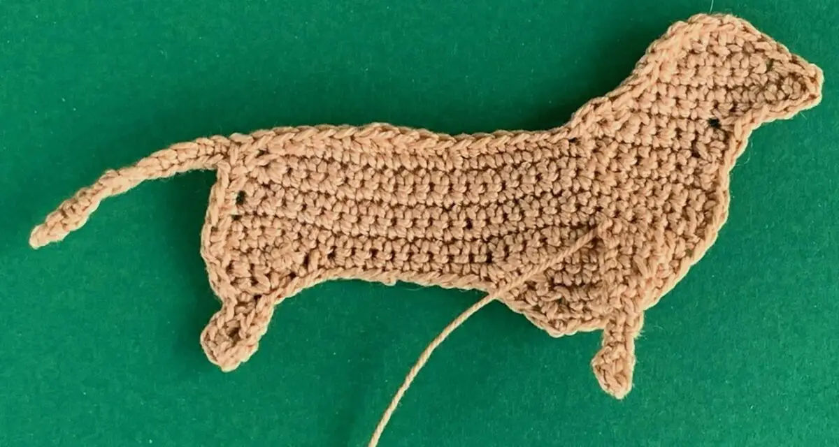 Crochet Sausage Dog Pattern • Kerri's Crochet
