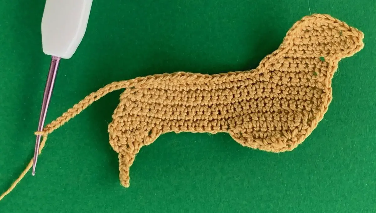 Crochet Sausage Dog Pattern • Kerri's Crochet