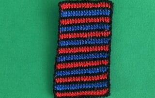 Finished crochet beach towel 2 ply landscape