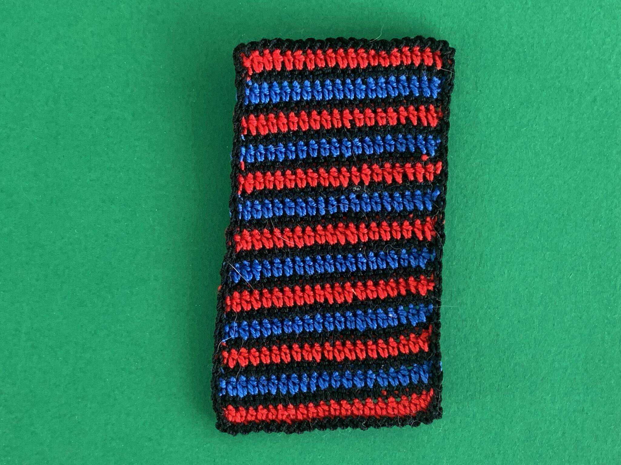 Finished crochet beach towel 2 ply landscape
