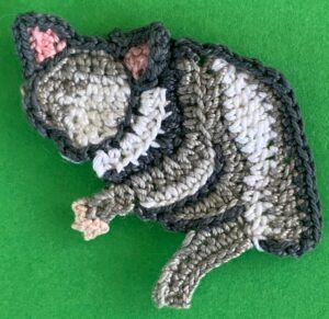 Crochet possum 2 ply front claws