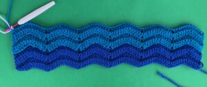 Crochet wall hanging joining for foam