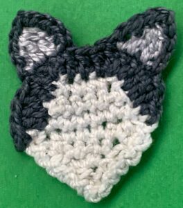 Crochet wolf 2 ply ears