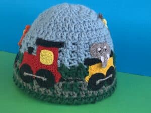 Decorating train track beanie design 1 1