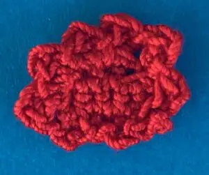 Crochet tree 2 ply small leaves neatened