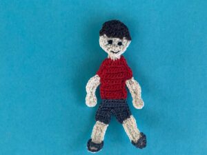 Finished crochet boy pattern 2 ply landscape