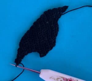 Crochet magpie 2 ply body