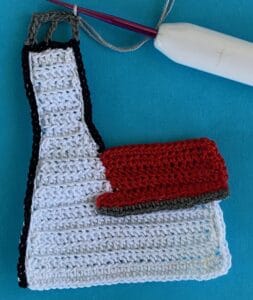 Crochet lighthouse 2 ply joining for top of light