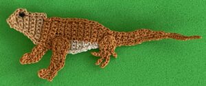 Crochet lizard 2 ply eye