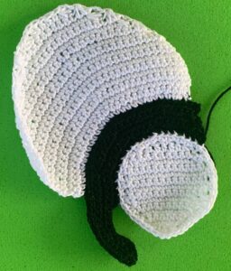 Crochet walking panda 2 ply body