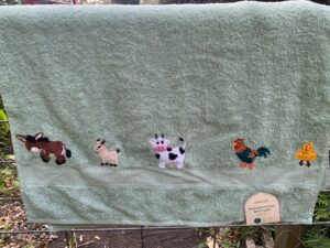 Finished farm towel landscape 2