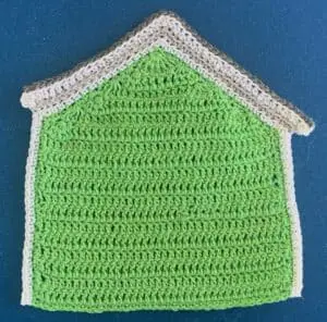 Crochet house 2 ply house with roof