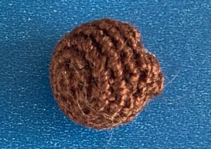 Crochet macadamia nut 2 ply shell