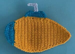 Crochet submarine 2 ply periscope