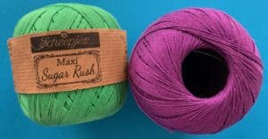 Crochet lavender 2 ply cotton