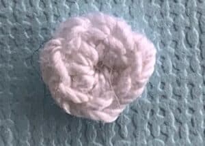 Crochet fish 2 ply eye