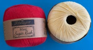 Crochet lantern 2 ply cotton