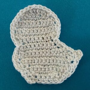 Crochet baby seal 2 ply body neatened