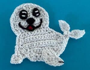 Crochet baby seal 2 ply mouth